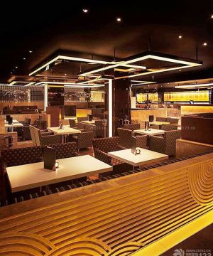 时尚日式酒吧吊顶设计样板大全