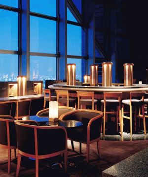 时尚日式酒吧台灯装修效果图片欣赏