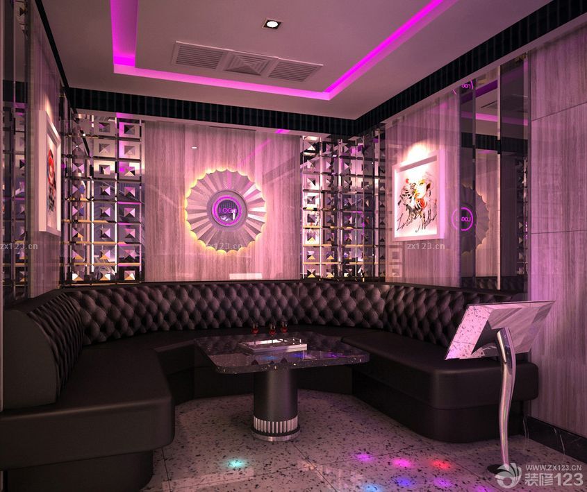 量贩式ktv包厢装修效果图片2025