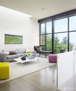 现代简约风格家庭客厅装修效果图大全2023图片