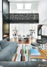 现代别墅设计家庭客厅装修效果图大全2025图片