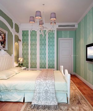 北欧卧室法式床装修设计图片大全