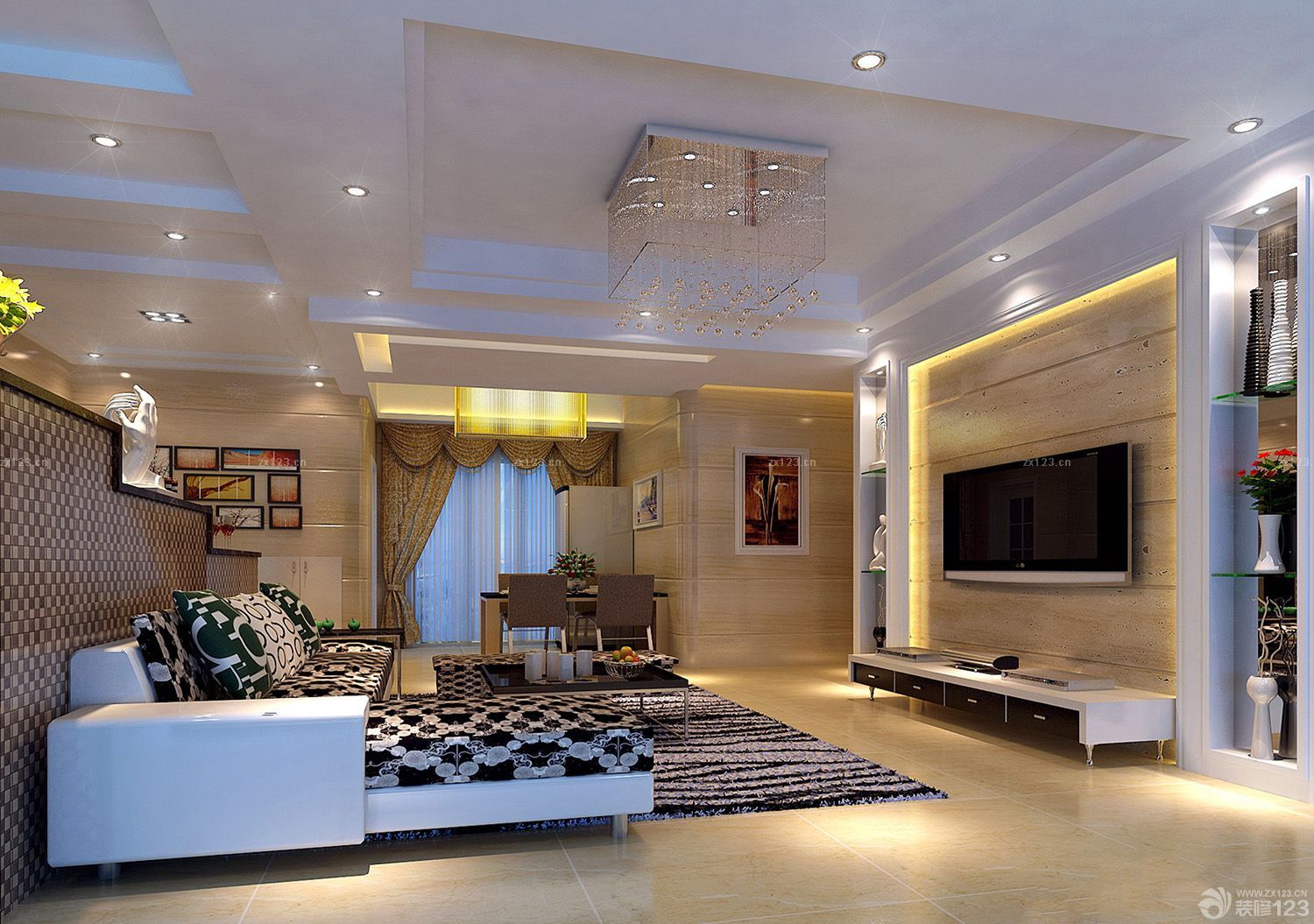 欧式客厅隔断装修效果图大全2025图片