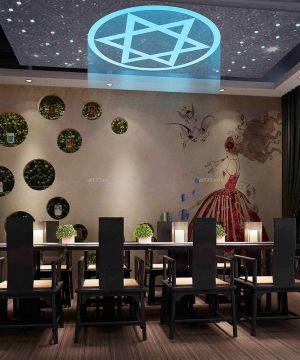 豪华别墅餐厅隔断装修效果图大全2025图片