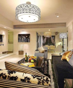 中式混搭家装隔断装修效果图大全2025图片