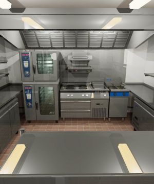 酒店厨房橱柜设计效果图片