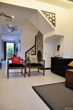 中式混搭风格阁楼楼梯间设计装修效果图