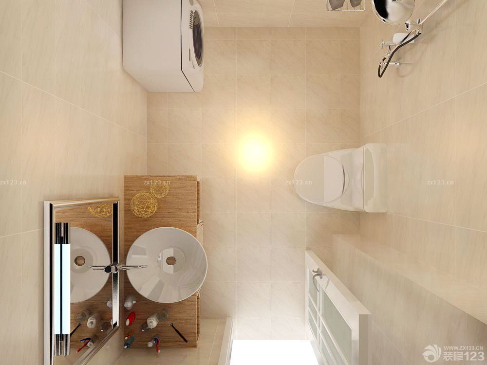 现代简约风格家庭卫生间设计装修图片