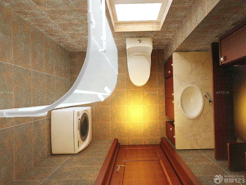 三居室家装卫生间设计效果图欣赏