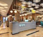 最新网吧室内吊顶造型装修效果图片2025