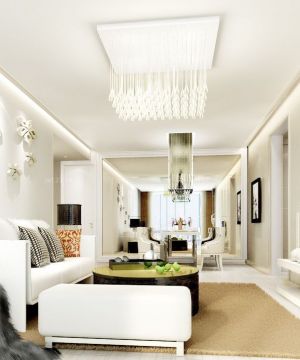 现代农村客厅墙面装饰装修效果图大全2025图片