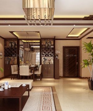 中式风格家装餐厅设计装修效果图片欣赏