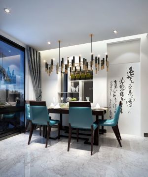 最新三居室家装餐厅设计效果图片欣赏