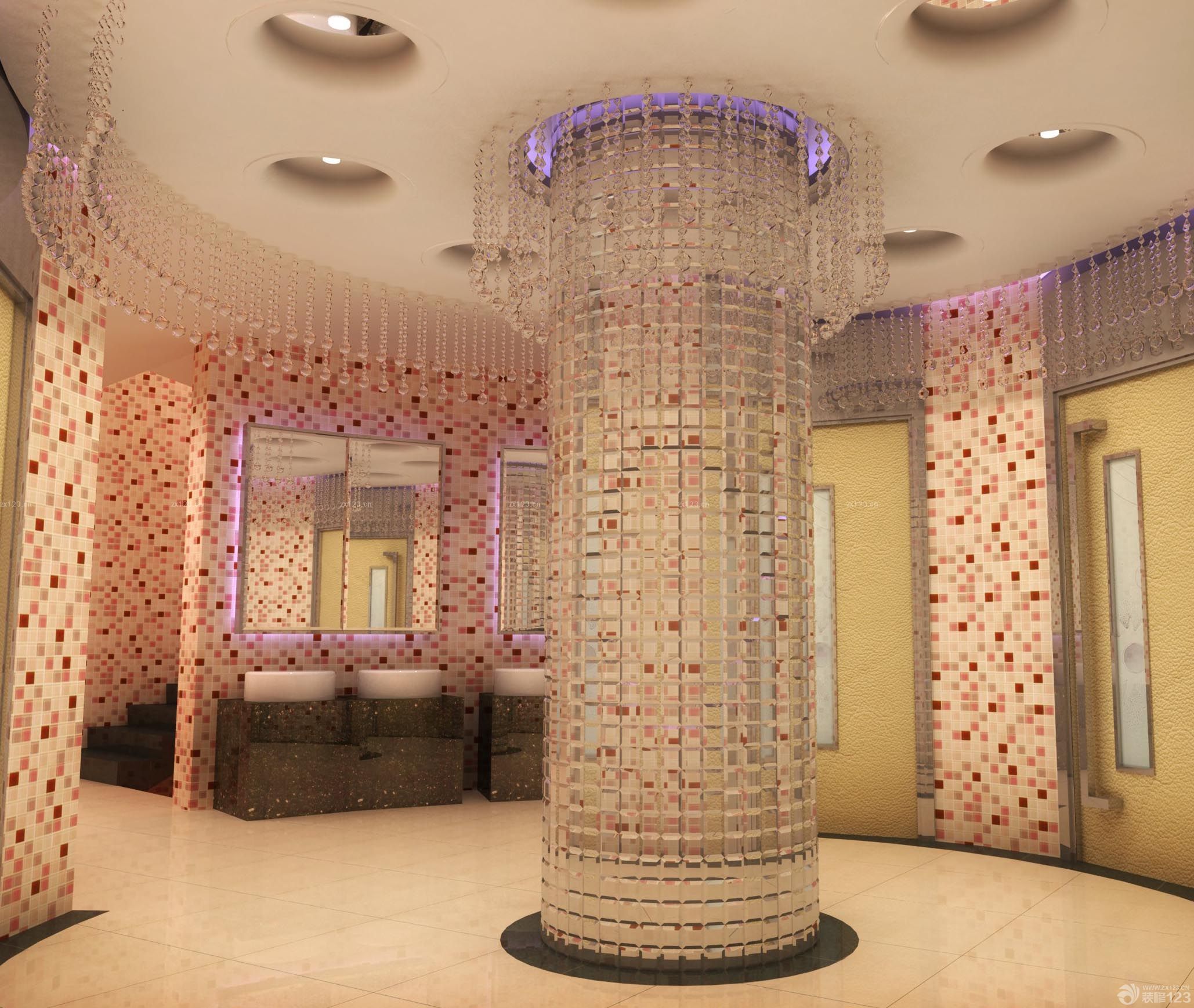 最新主题ktv走廊设计效果图2025