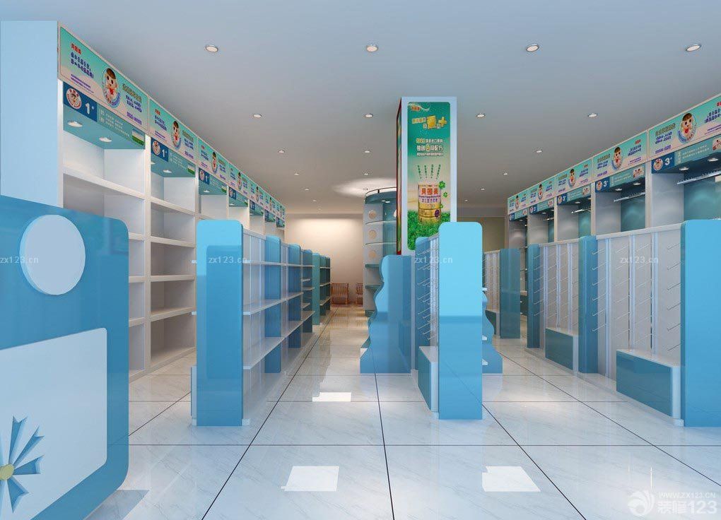 鞋店鞋柜样式效果图片大全