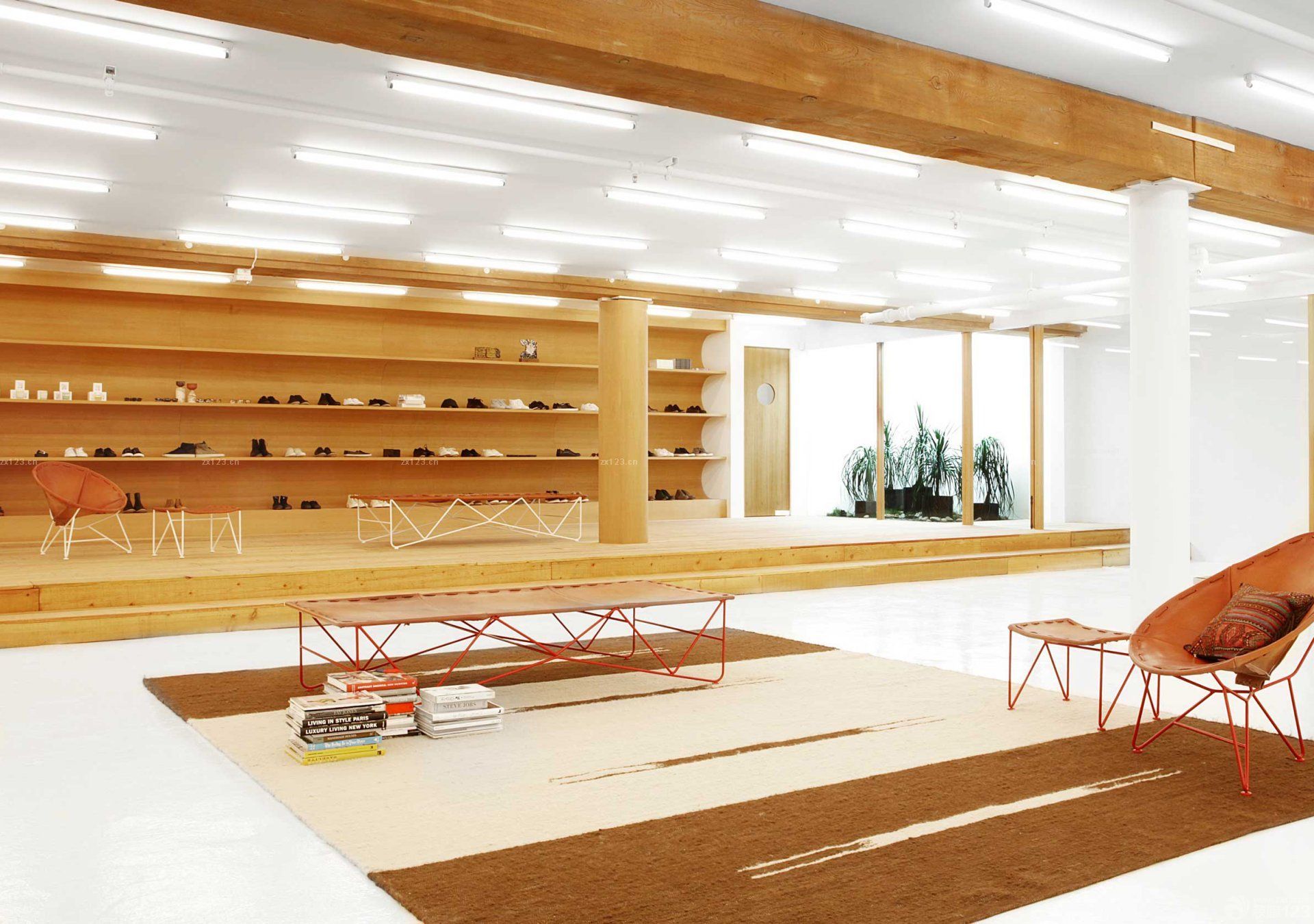 鞋店鞋柜地毯装修效果图片大全