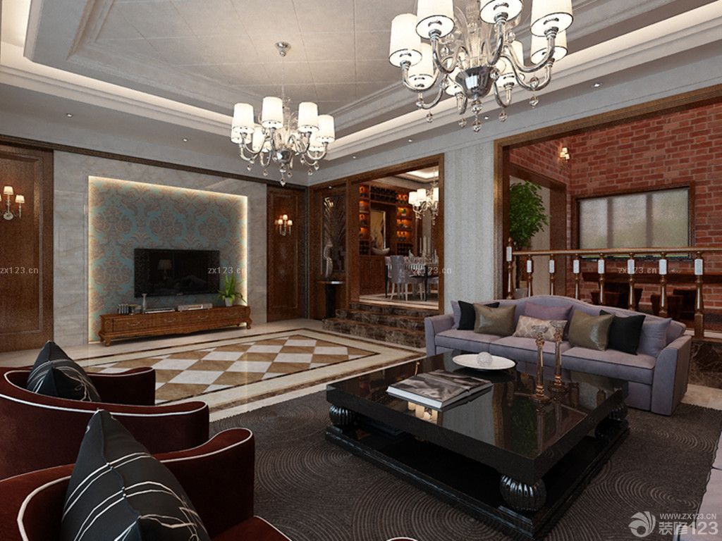 2025家装客厅电视背景墙设计装修效果图片欣赏