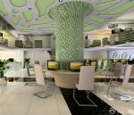 豪华网吧室内柱子装修效果图2025图片