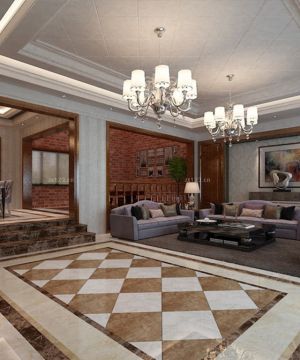 2023室内客厅组合沙发设计效果图片
