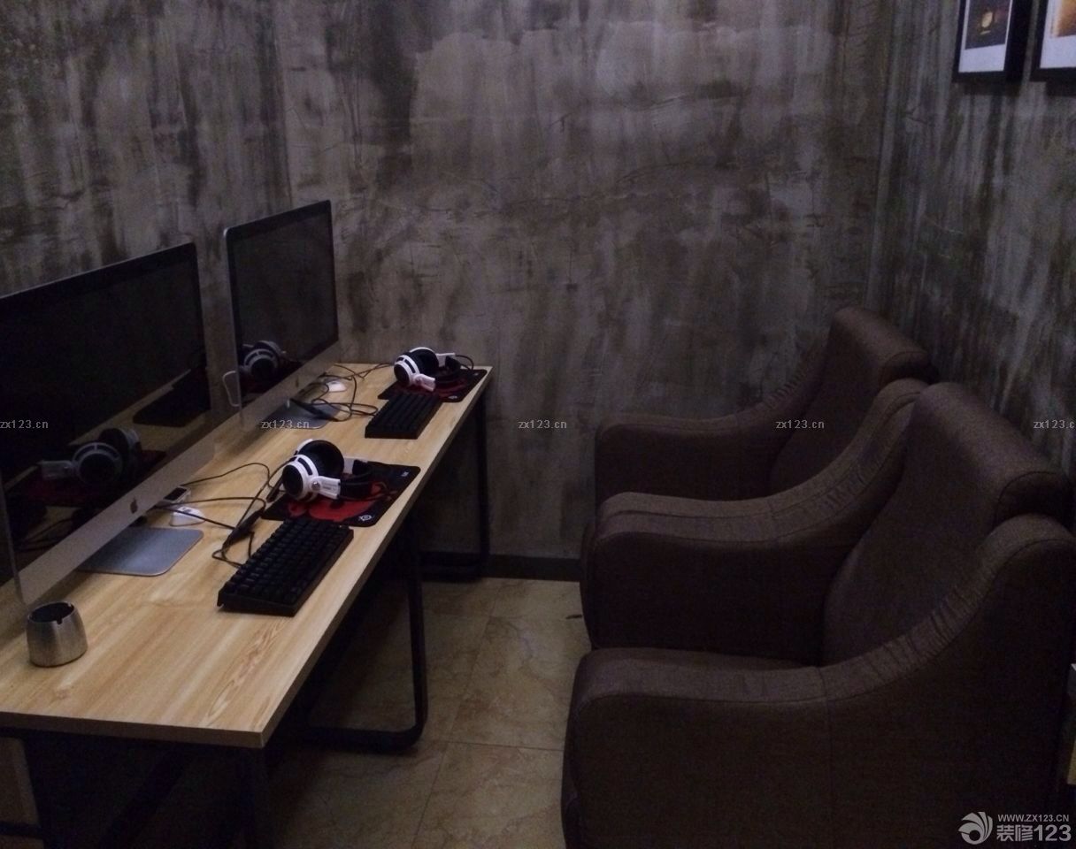 2025网吧室内沙发椅设计效果图