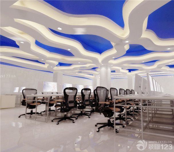 2025网吧吊顶造型设计效果片大全