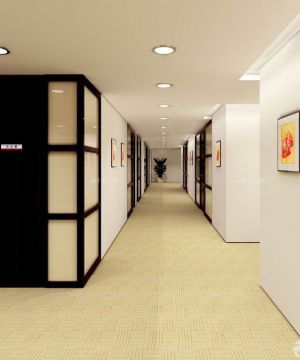 现代风格写字楼过道玄关装修效果图片