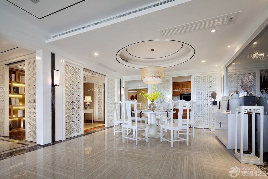 2025最新家装餐厅吊顶设计装修效果图片欣赏