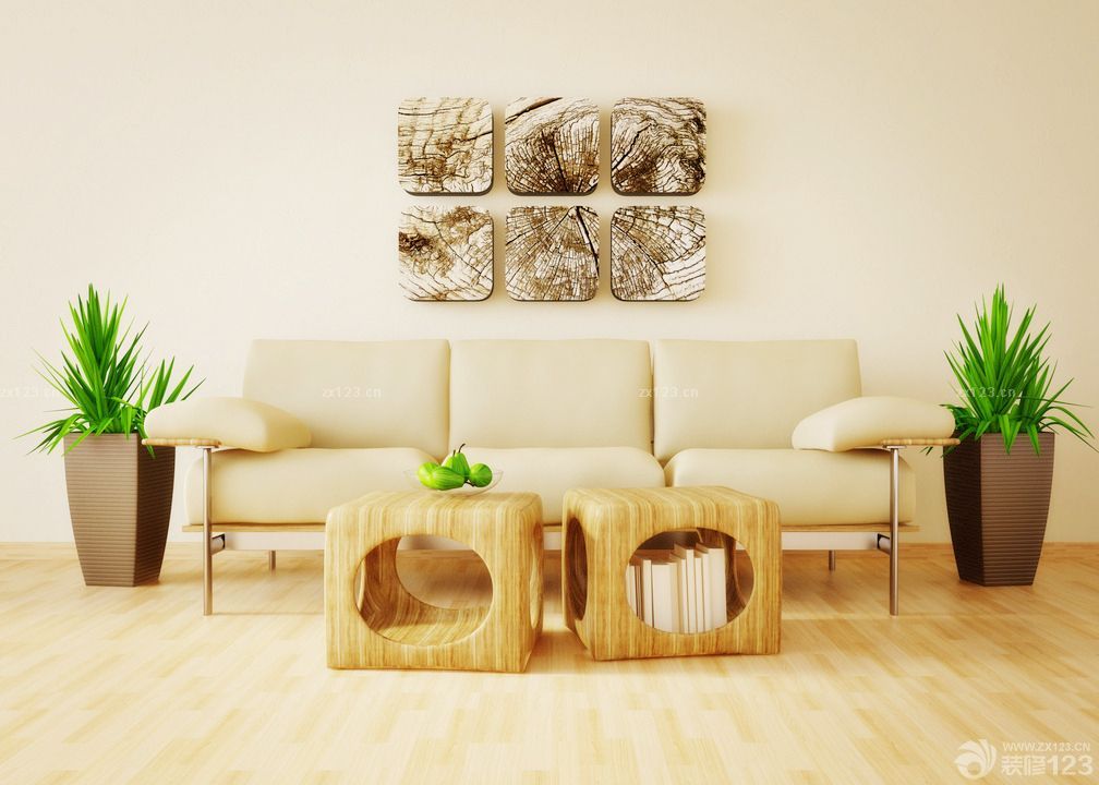 乡村别墅装修客厅家具搭配图片 