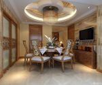 欧式别墅餐厅装潢设计装修图