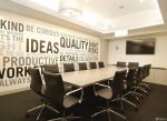 公司会议室背景墙设计效果图