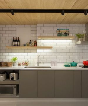 现代风格厨房橱柜装修设计图