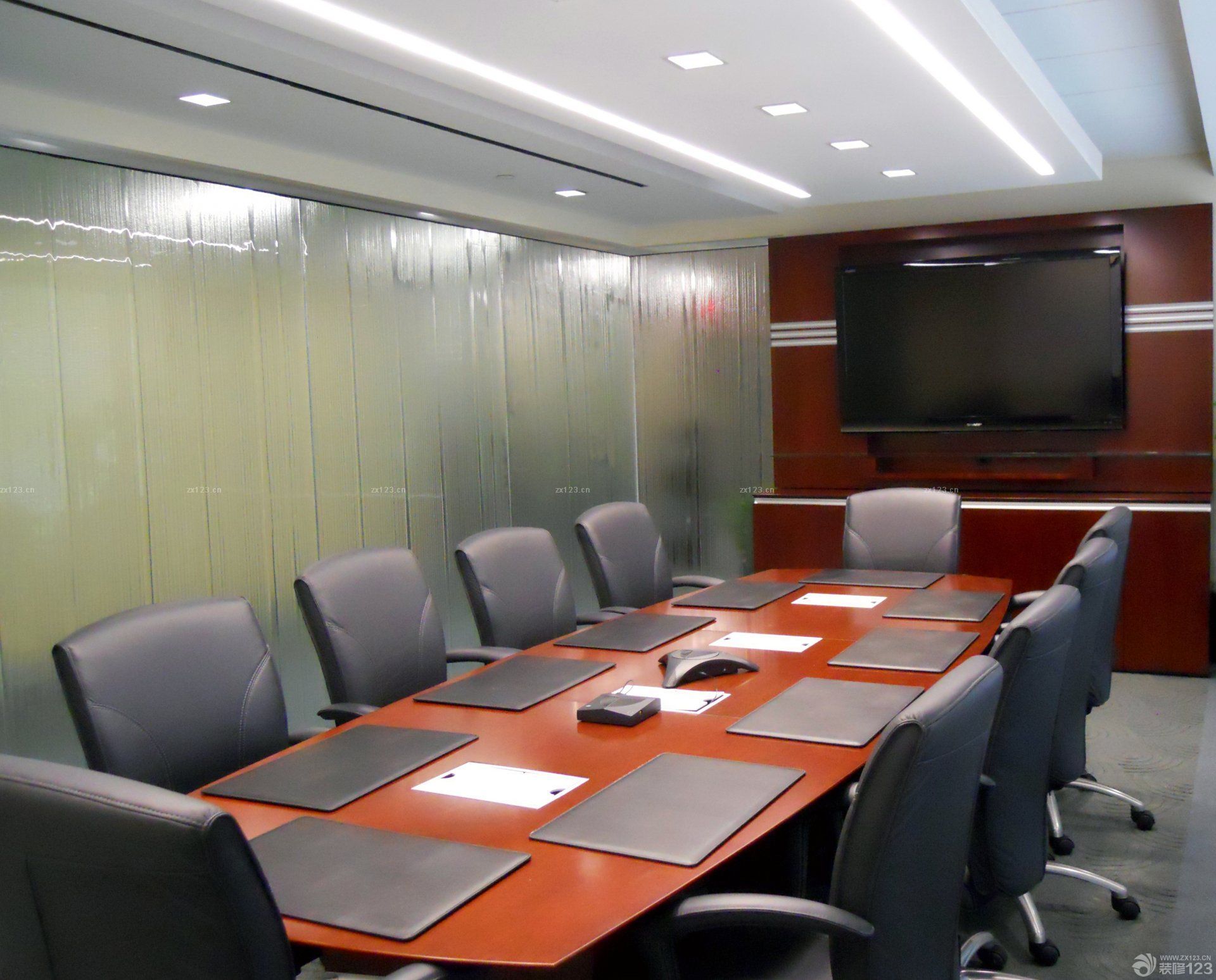 最新公司电视背景墙装修效果图