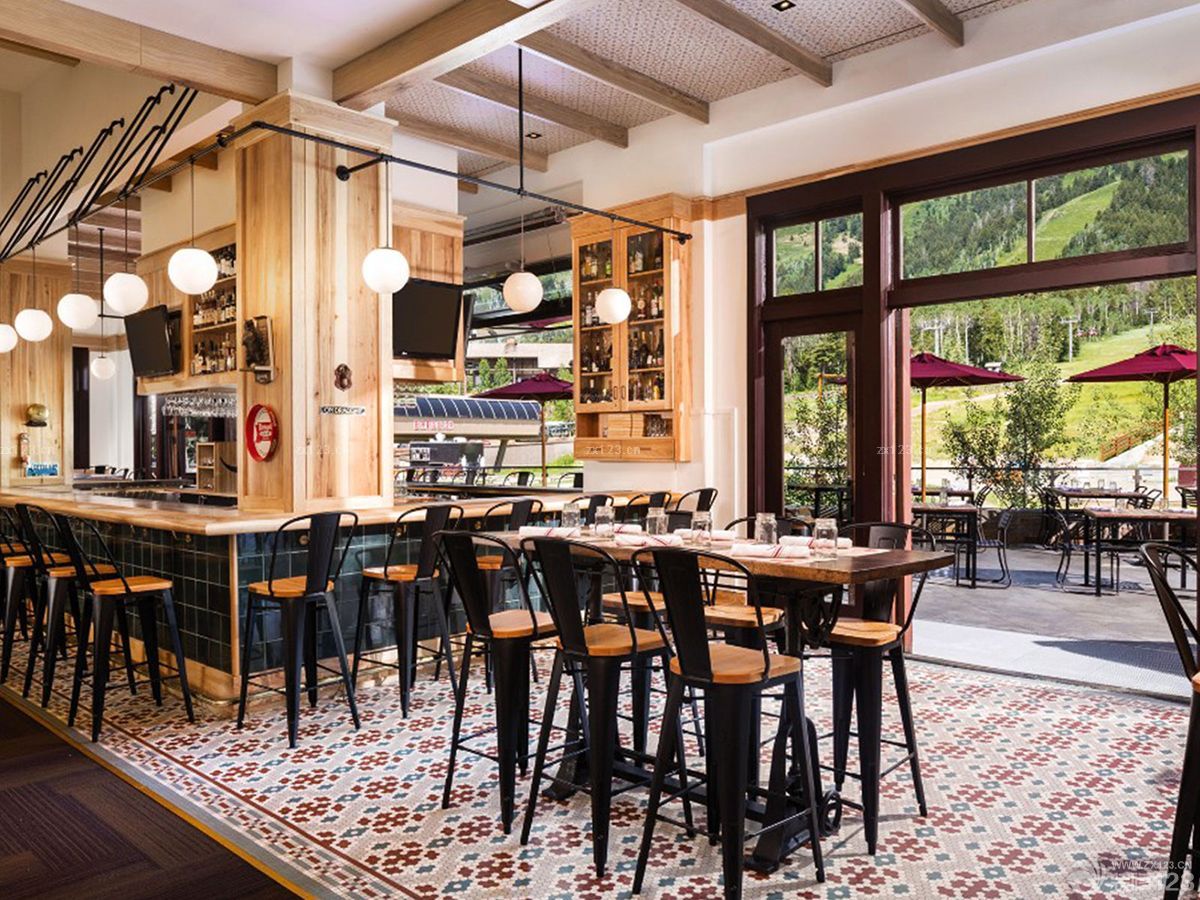 精致loft装修效果图酒吧地毯图片