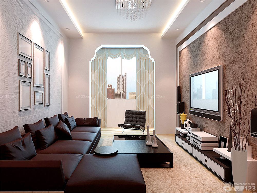 现代简约风格客厅设计装修效果图欣赏