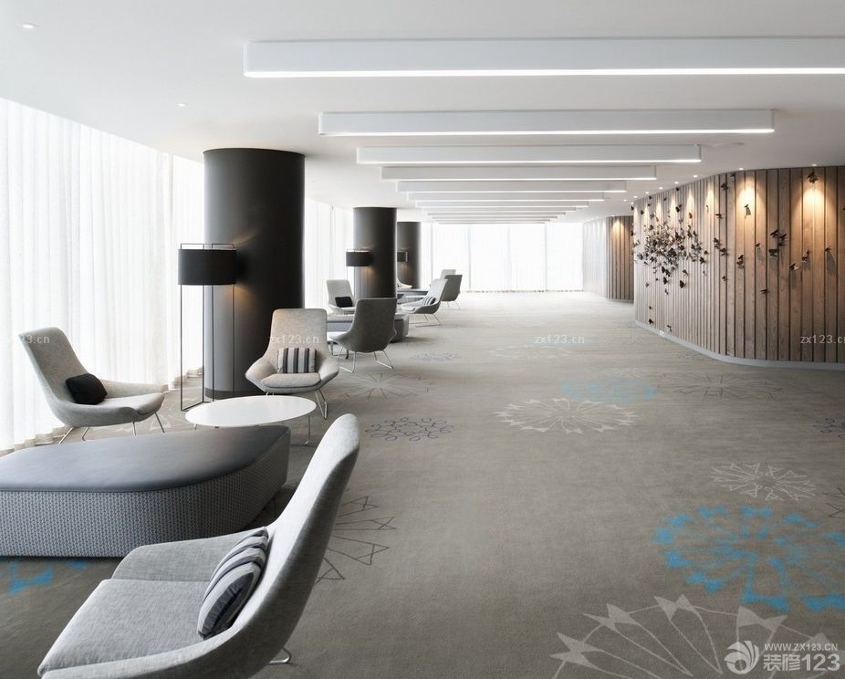 2023最新写字楼内部设计地毯装修效果图片