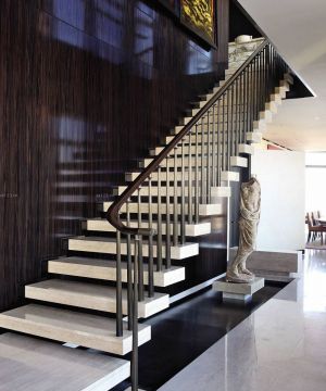 现代公司楼梯间设计效果图
