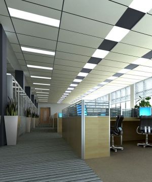 2023写字楼内部设计办公室吊顶装修效果图片