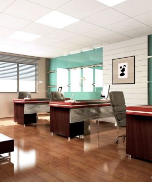 2023小型写字楼内部设计现代办公室装修图