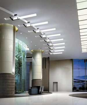 2025大型写字楼内部设计大厅装修效果图片