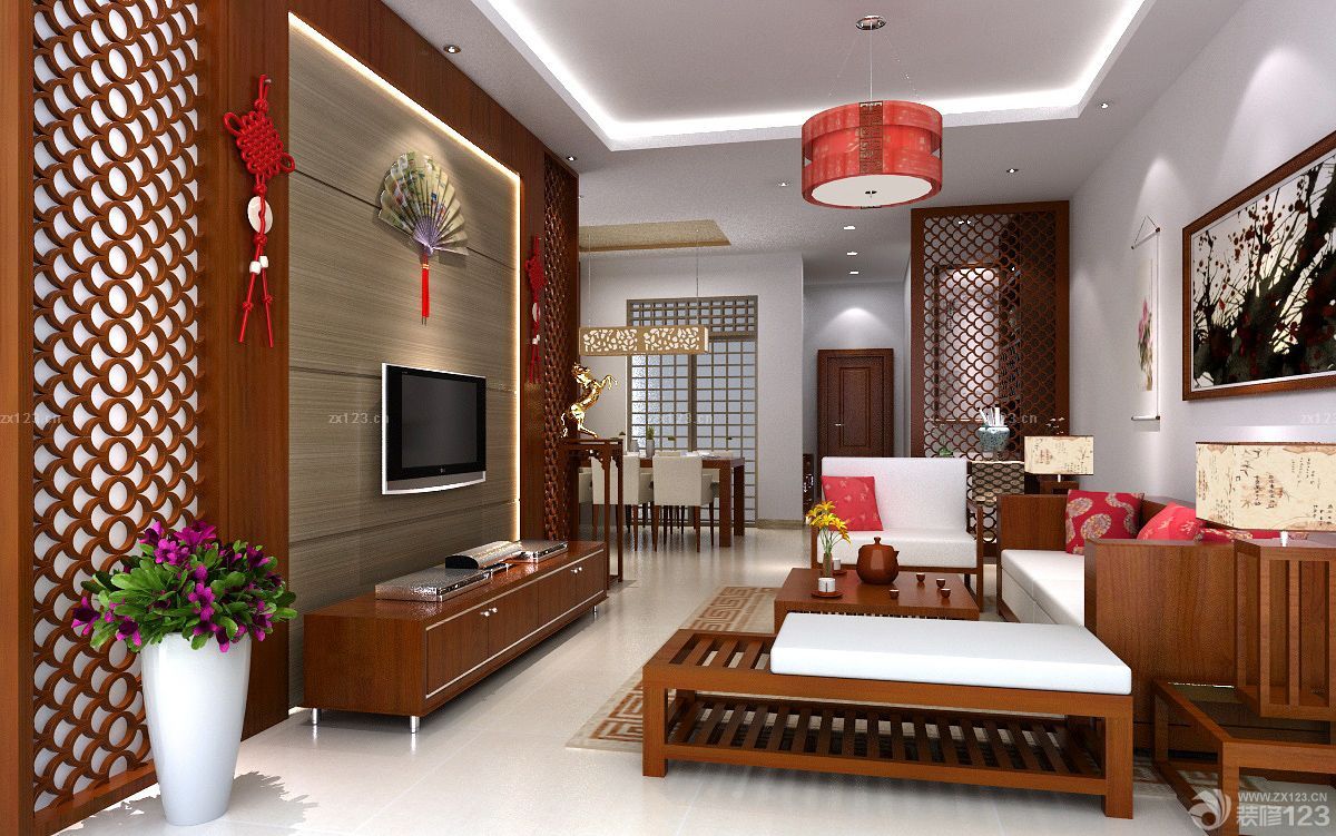 小户型家庭挑空客厅装修设计效果图