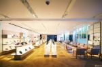 2025女鞋店棕黄色木地板图样装修效果图