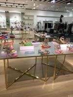 2025女鞋店不锈钢置物架装修效果图片