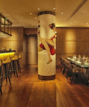 2025时尚现代风格小型酒吧装修图