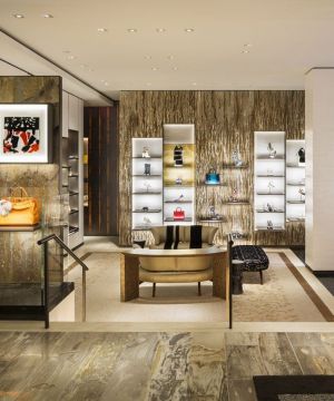2025最新时尚鞋店装饰画装修效果图片