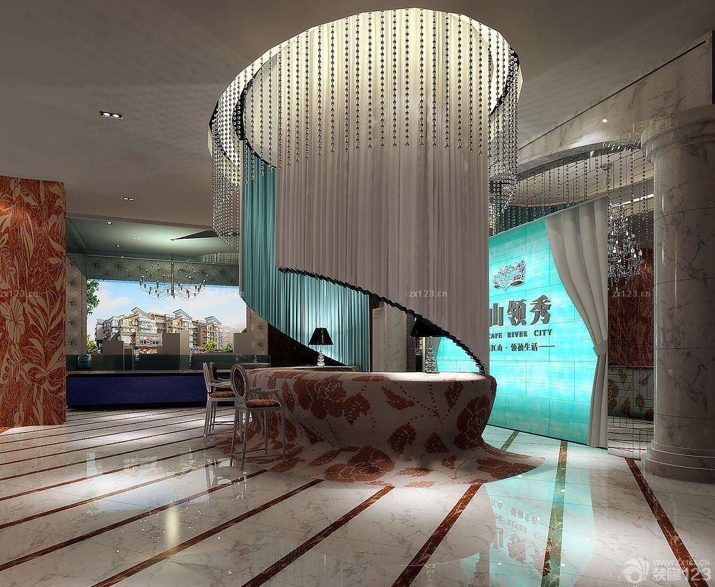 2025公司圆形吊顶装修效果图