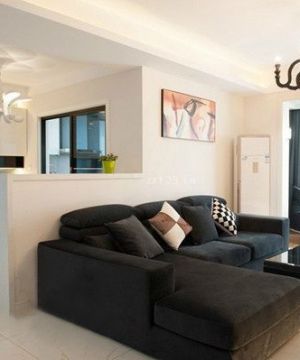 现代家居客厅沙发颜色搭配装修图