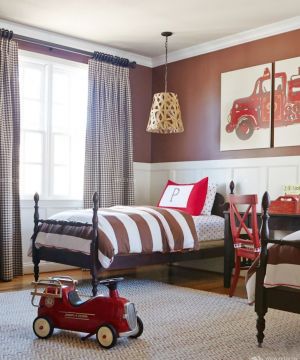 混搭风格客厅变卧室装修效果图片欣赏