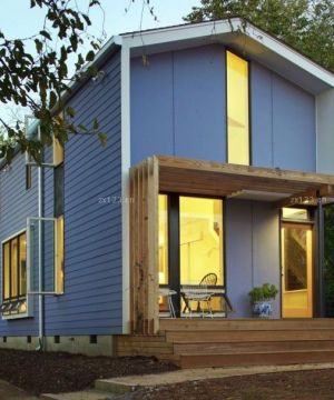 旧房屋改造外观装修设计效果图