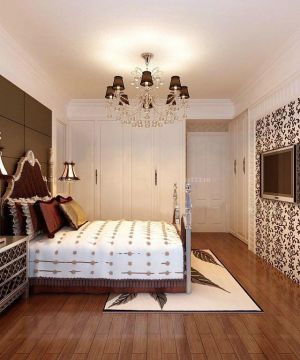 最新小三房欧式精致卧室装修效果图欣赏