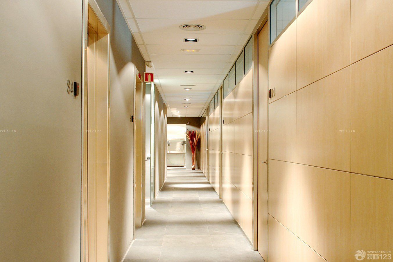 公司走道铝扣板吊顶效果图片